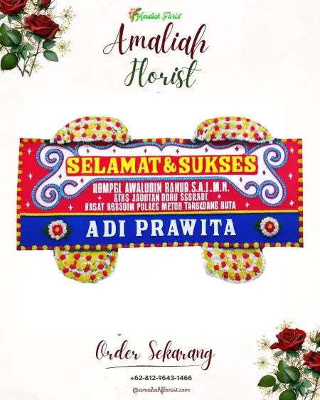 Papan Bunga Ucapan Selamat Salaman